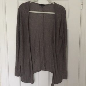 American Eagle Brown Open Cardigan Size M